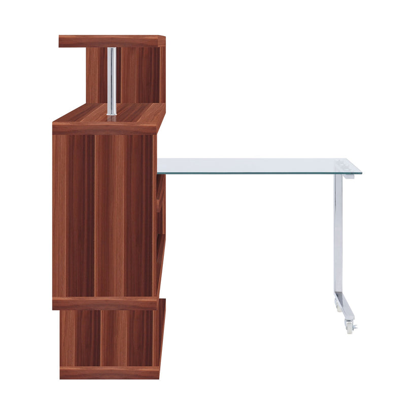 buck-ii-clear-glass-chrome-walnut-high-gloss-writing-desk-w-bookshelf-3