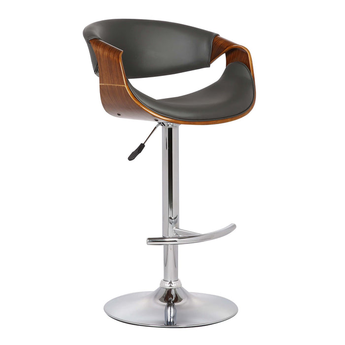 butterfly-adjustable-height-swivel-gray-faux-leather-and-walnut-wood-bar-stool-with-chrome-base-1