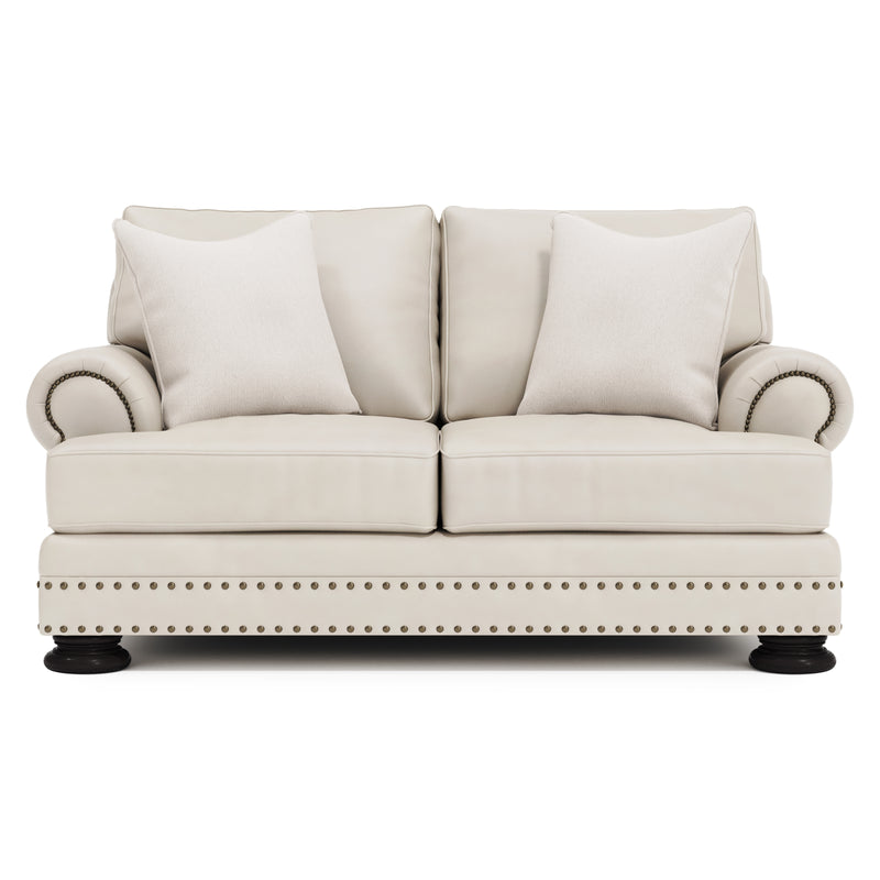 Foster Leather Loveseat