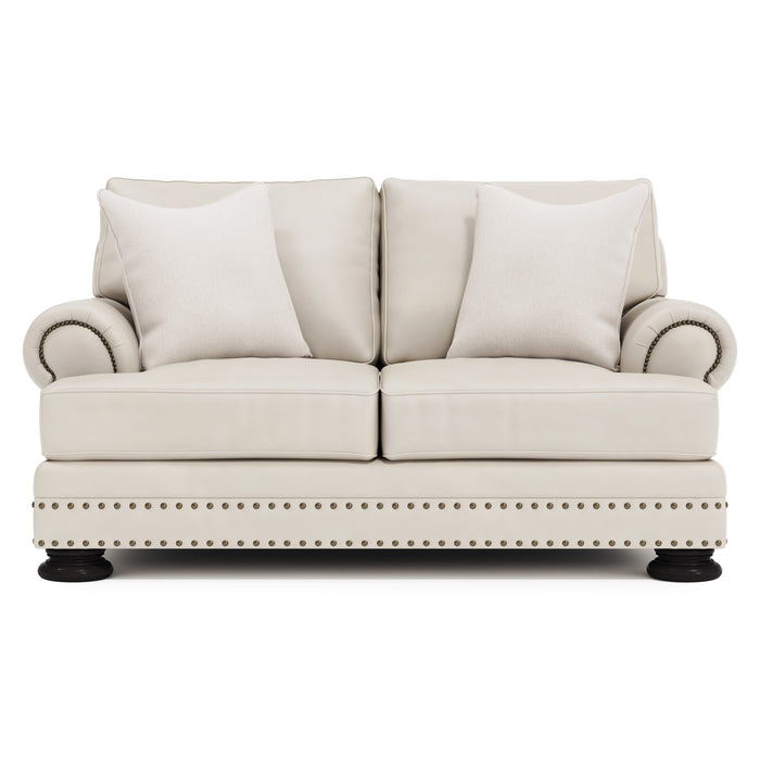 Foster Leather Loveseat - Furniture City (CA)l