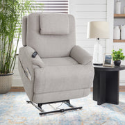 Zecliner Model 2 Petite Latitudes Power Lift Sleep Recliner with Power Headrest & Lumbar - Furniture City (CA)l