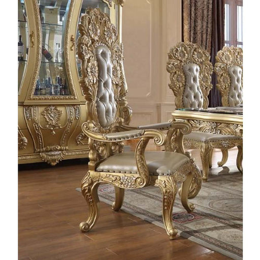 cabriole-light-gold-leatherette-gold-arm-chair-set-2-2