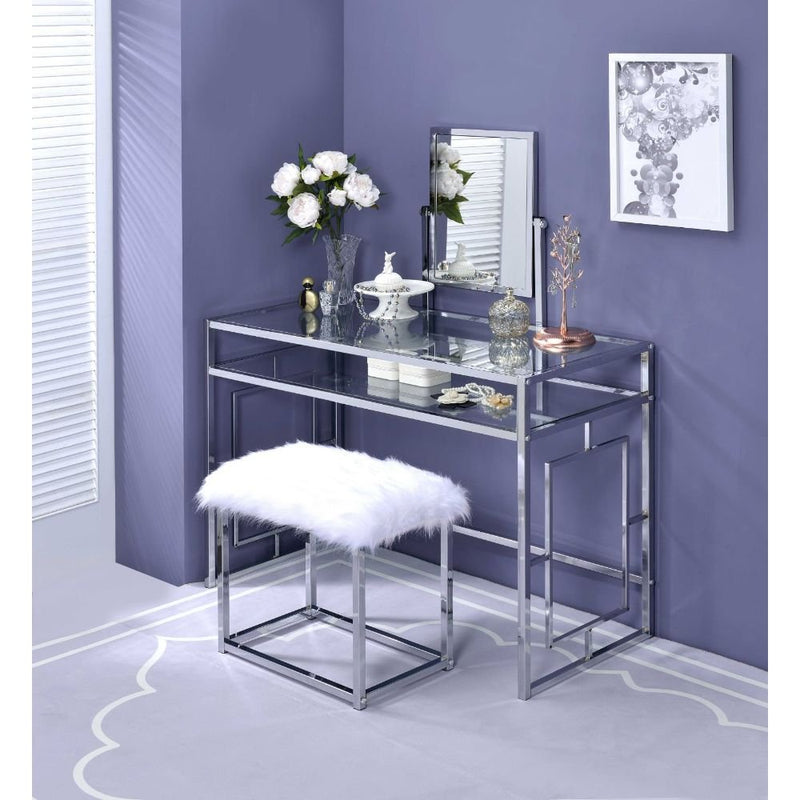 carenze-ii-white-faux-fur-chrome-vanity-set-7