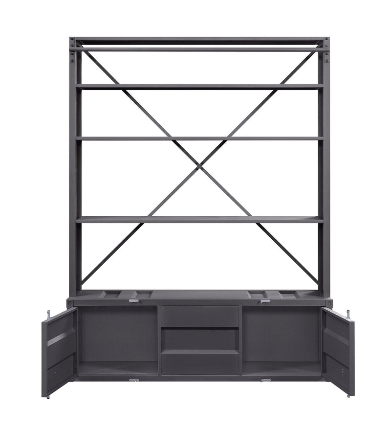 cargo-gunmetal-bookcase-w-ladder-3