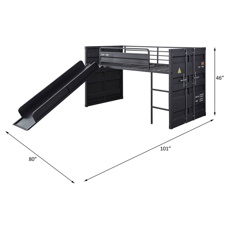 cargo-gunmetal-twin-loft-bed-w-slide-6