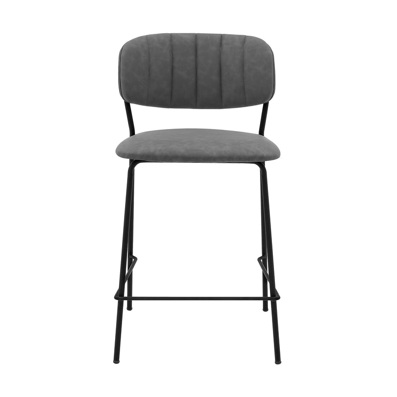 carlo-26-gray-faux-leather-and-black-metal-counter-height-bar-stool-2