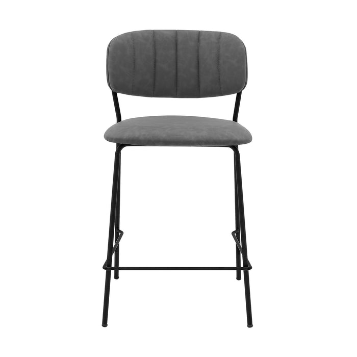 carlo-26-gray-faux-leather-and-black-metal-counter-height-bar-stool-2