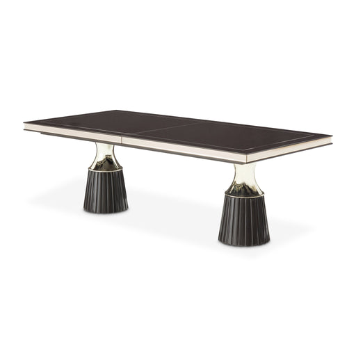 carmela-double-pedestal-dining-table-glossy-charcoal-sand-1