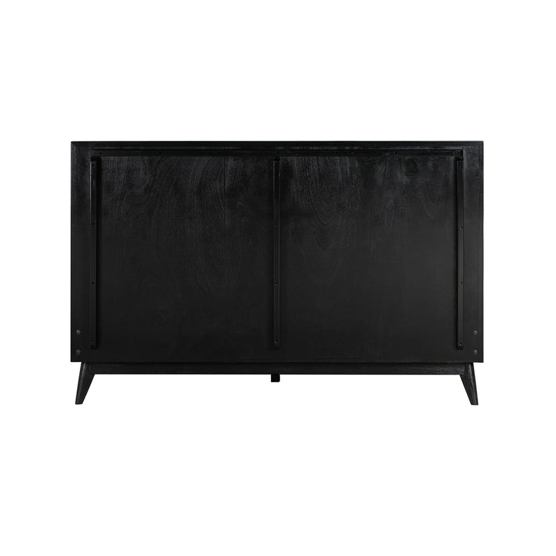 carnaby-queen-platform-bed-frame-in-black-brushed-oak-wood-5