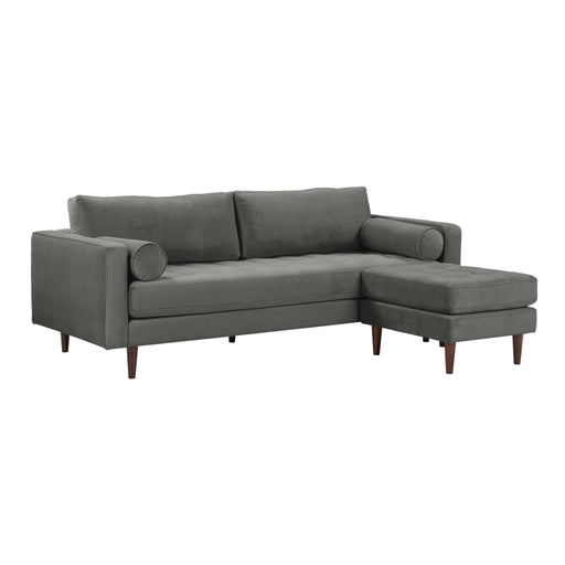 cave-ash-gray-velvet-sectional-1