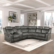 centeroak-brownish-gray-3-3-piece-reclining-sectional-with-left-console-1