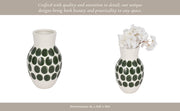 cer-10-h-forest-green-polk-a-dot-flower-vase-wht-13