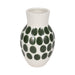 cer-10-h-forest-green-polk-a-dot-flower-vase-wht-3
