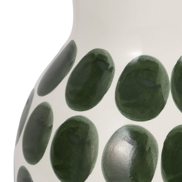 cer-10-h-forest-green-polk-a-dot-flower-vase-wht-4
