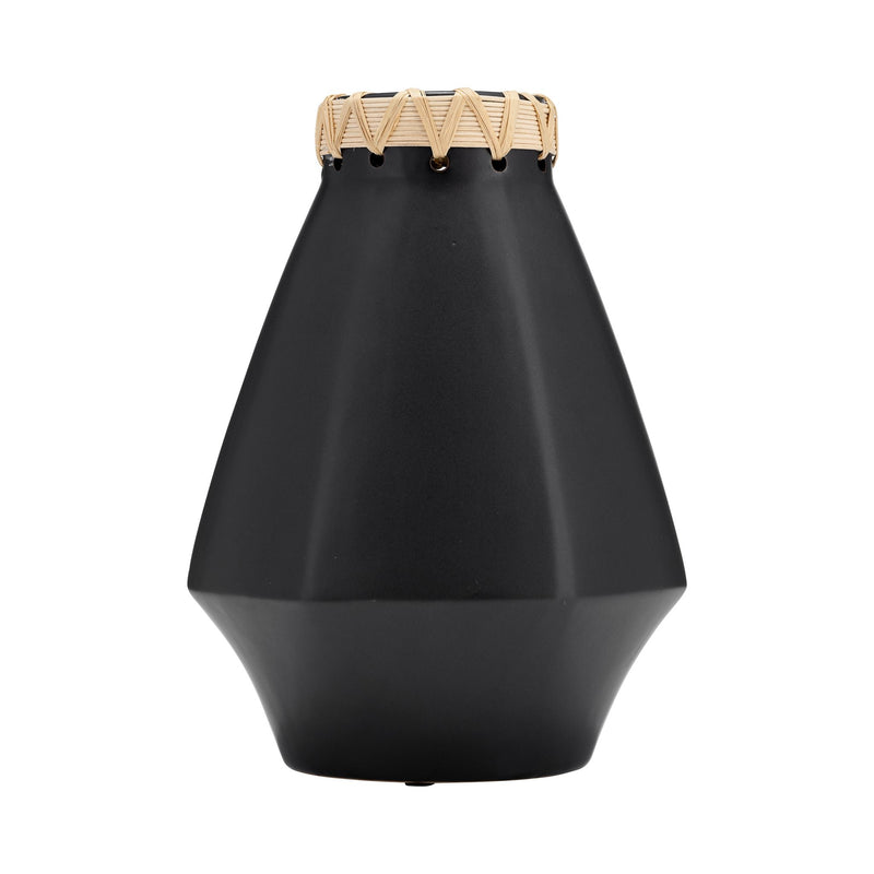 cer-10-h-vase-w-weaving-black-1