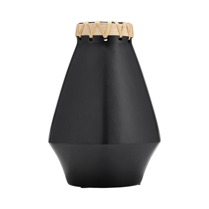 cer-10-h-vase-w-weaving-black-2