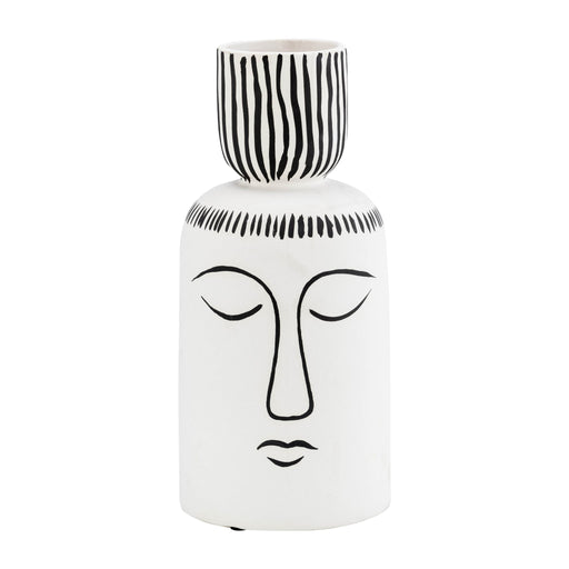 cer-11-h-sleeping-man-flower-vase-wht-blk-1