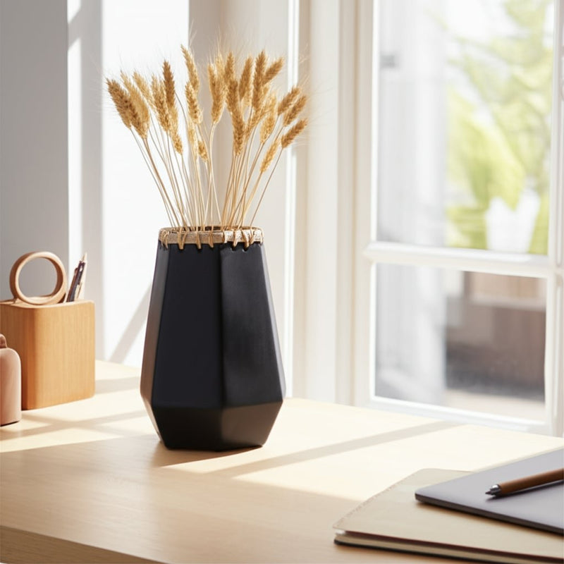 cer-11-h-vase-w-weaving-black-12