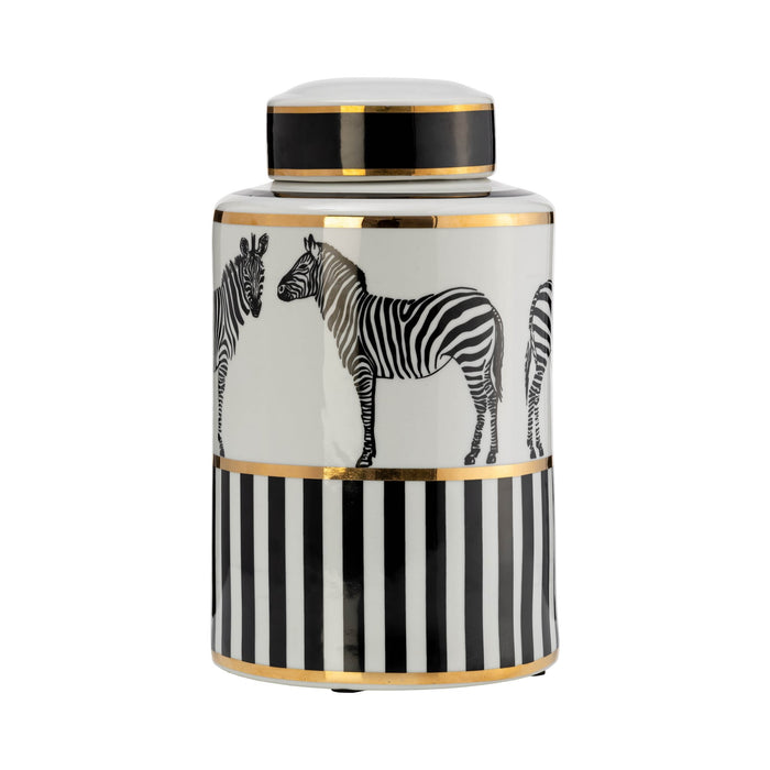 cer-12-h-zebra-jar-w-lid-white-gold-1