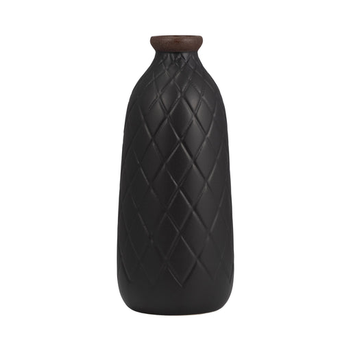 cer-12-plaid-textured-vase-black-1
