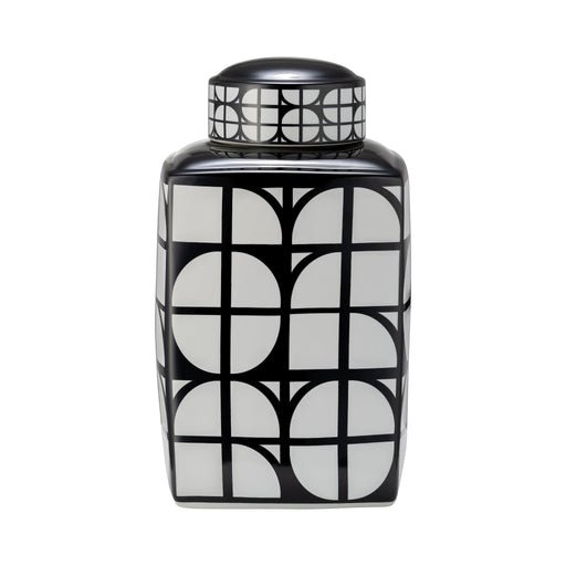 cer-16-h-square-jar-w-lid-black-white-1