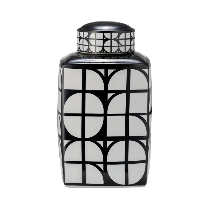 cer-16-h-square-jar-w-lid-black-white-1