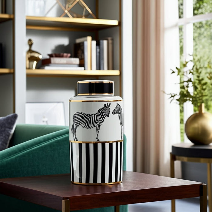 cer-16-h-zebra-jar-w-lid-white-gold-12