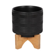 cer-5-tribal-planter-w-stand-black-1