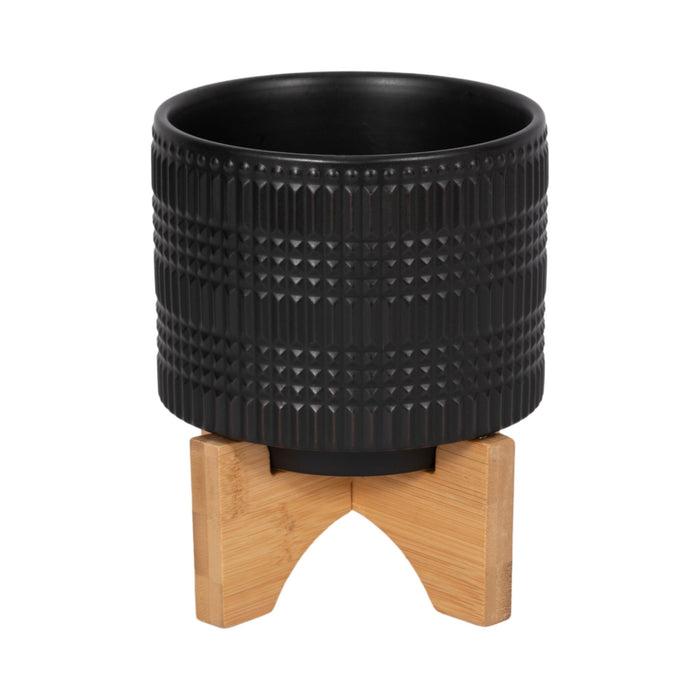 cer-5-tribal-planter-w-stand-black-1