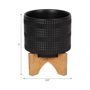 cer-5-tribal-planter-w-stand-black-9