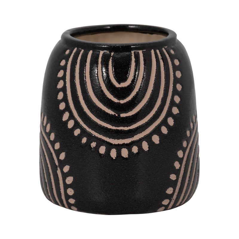cer-6-tribal-arch-vase-black-tan-1