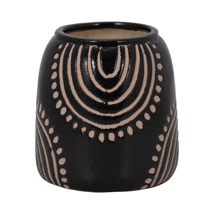 cer-6-tribal-arch-vase-black-tan-1