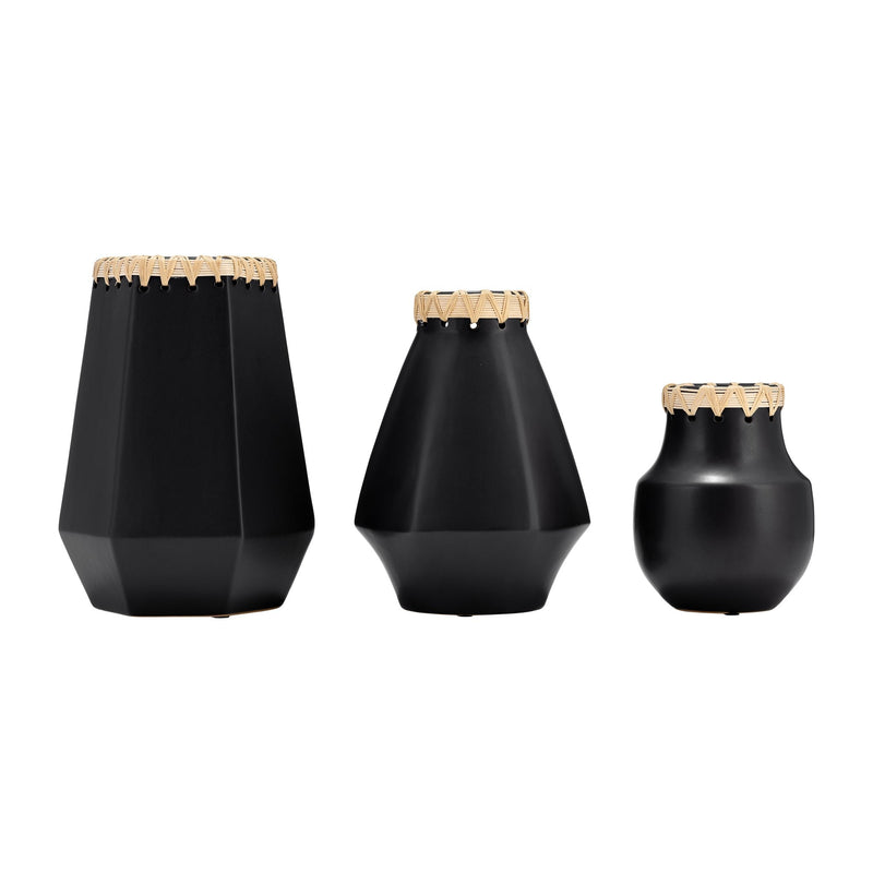 cer-7-h-vase-w-weaving-black-7