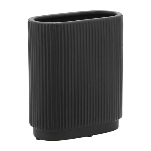 cer-8-h-ridged-vase-black-1