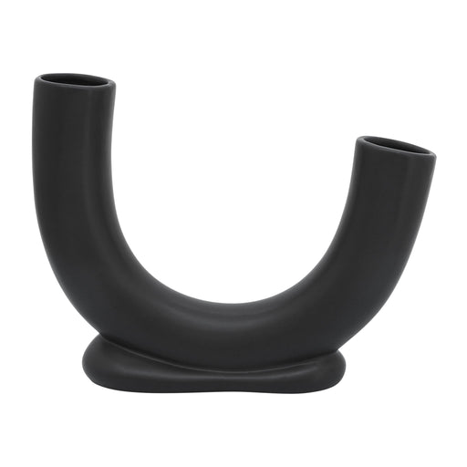 cer-8-h-u-shaped-vase-w-base-black-1