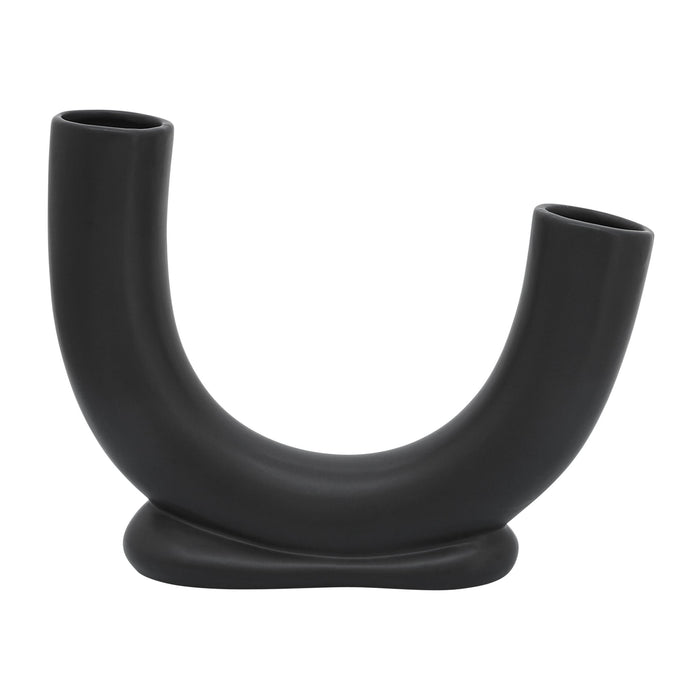 cer-8-h-u-shaped-vase-w-base-black-1