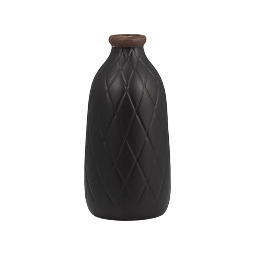 cer-9-plaid-textured-vase-black-1