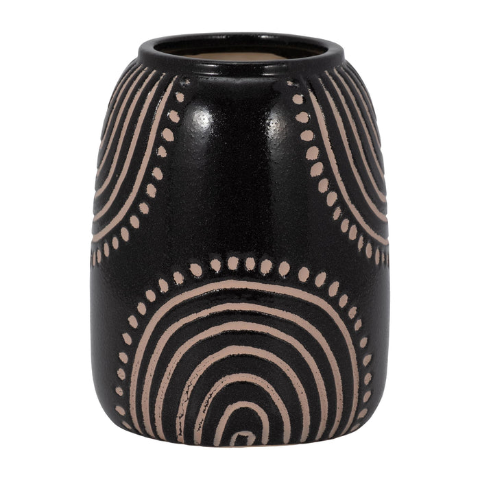 cer-9-tribal-arch-vase-black-tan-3