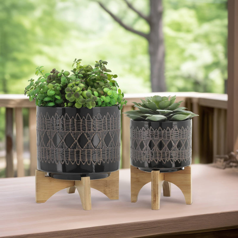 cer-s-2-5-8-aztec-planter-on-wooden-stand-black-10