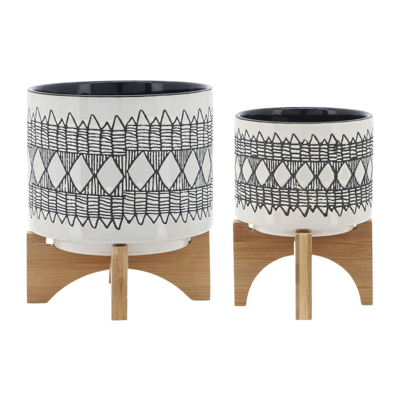 cer-s-2-5-8-aztec-planter-on-wooden-stand-gray-2