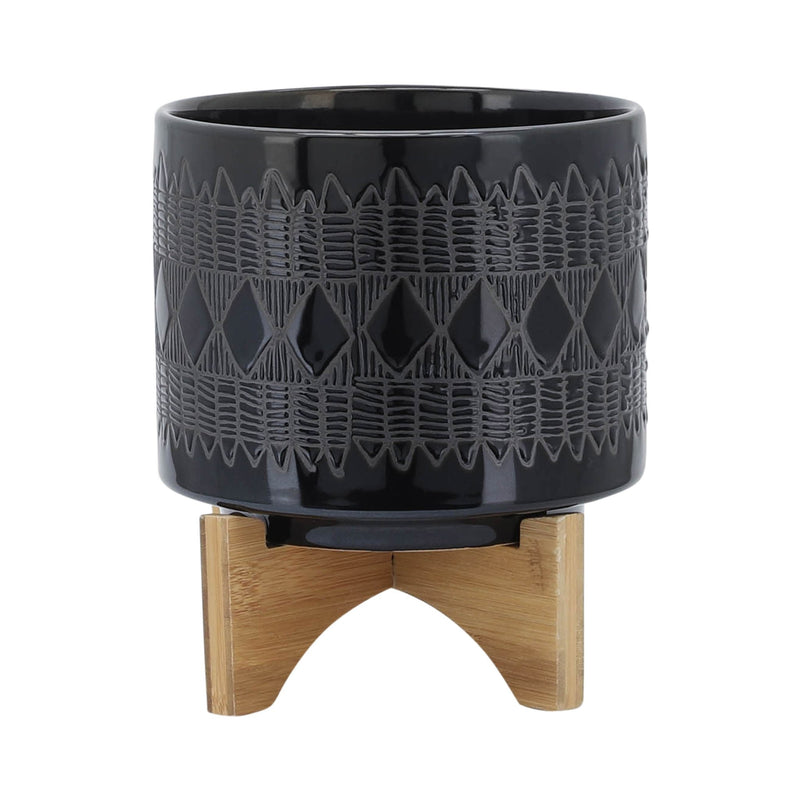 cer-s-2-8-10-aztec-planter-on-wooden-stand-black-1