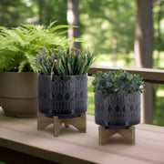 cer-s-2-8-10-aztec-planter-on-wooden-stand-black-10