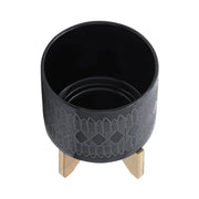 cer-s-2-8-10-aztec-planter-on-wooden-stand-black-4