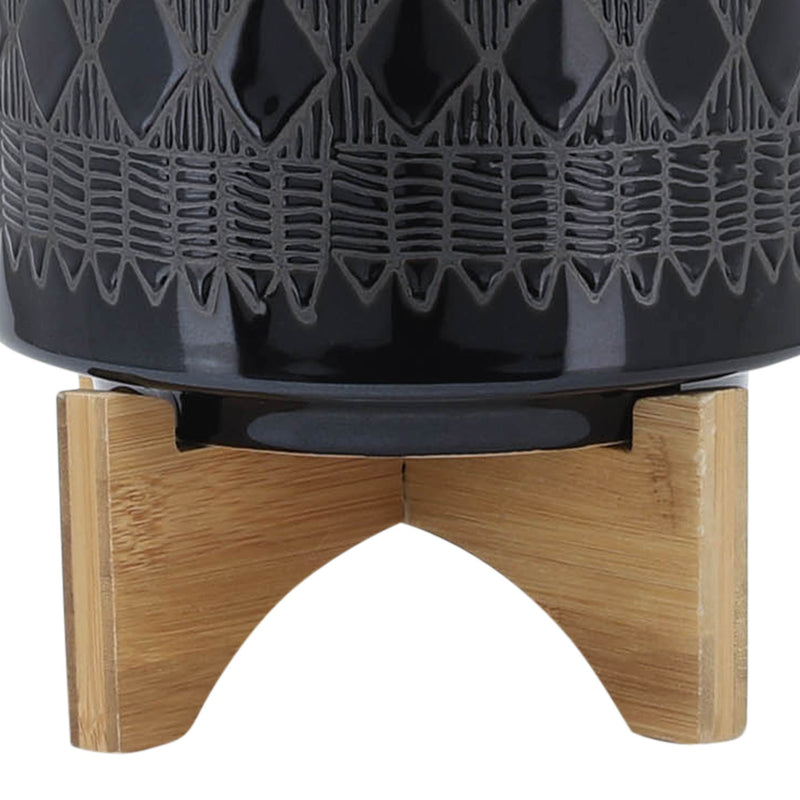 cer-s-2-8-10-aztec-planter-on-wooden-stand-black-7