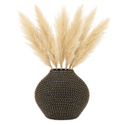 ceramic-16-beaded-vase-black-gold-2