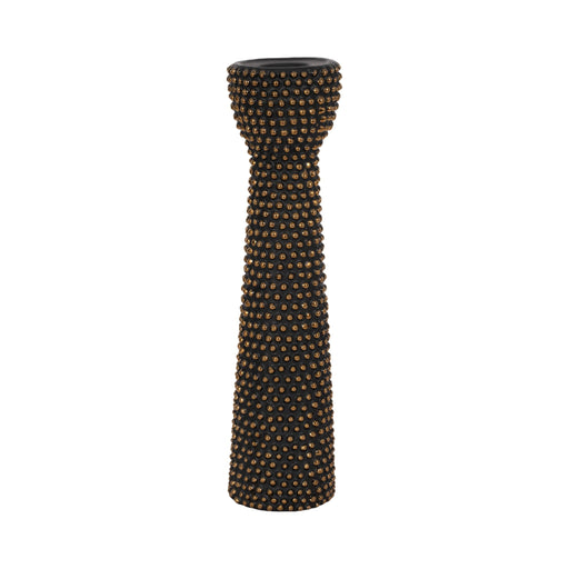 ceramic-16-spike-candle-holder-black-gold-1