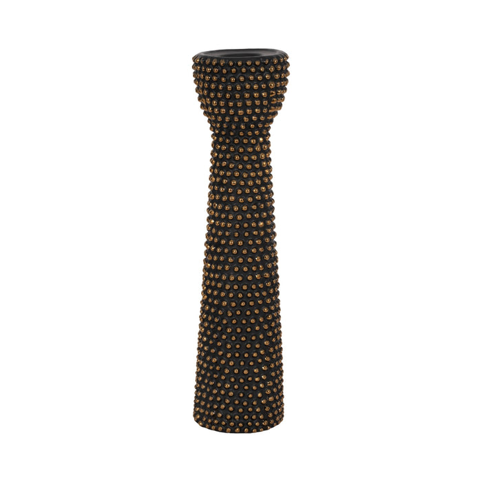 ceramic-16-spike-candle-holder-black-gold-1