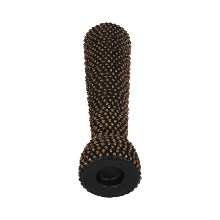 ceramic-16-spike-candle-holder-black-gold-5