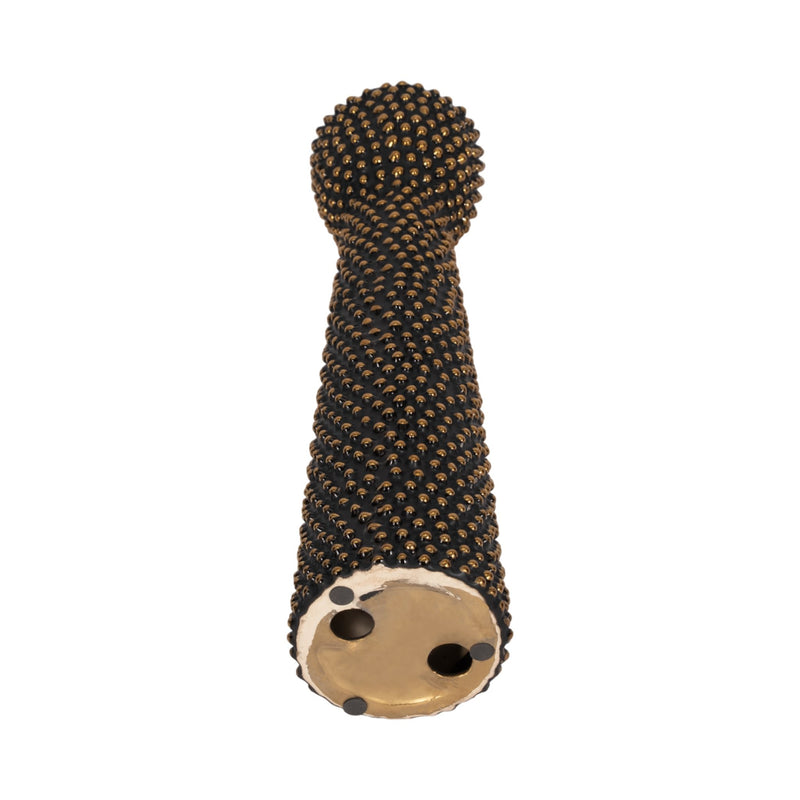 ceramic-16-spike-candle-holder-black-gold-6