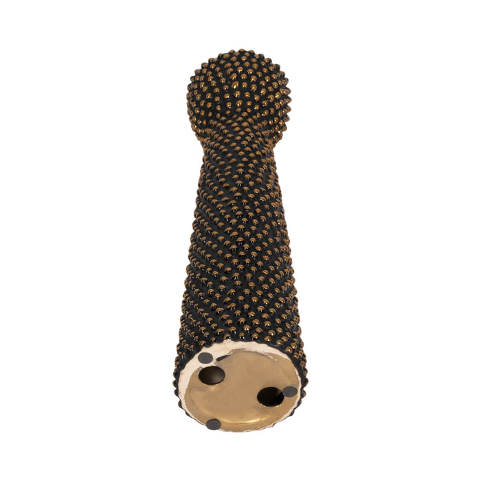ceramic-16-spike-candle-holder-black-gold-6